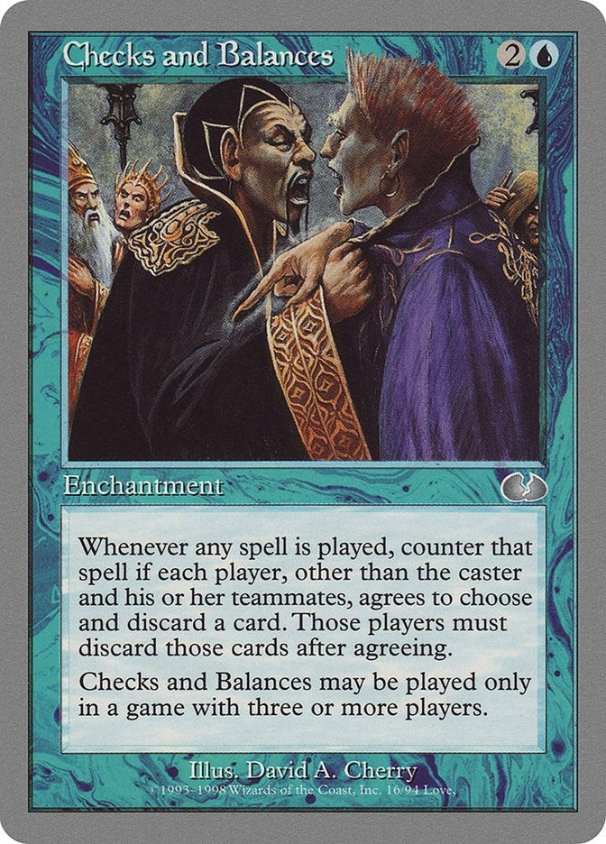 Image for Checks and Balances (16) (Unglued) - Magic: The Gathering