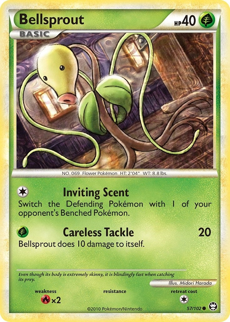 Image for Bellsprout (57/102) (Triumphant) - Pokemon