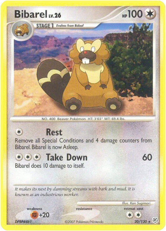 Image for Bibarel (20/130) (Diamond and Pearl) - Pokemon