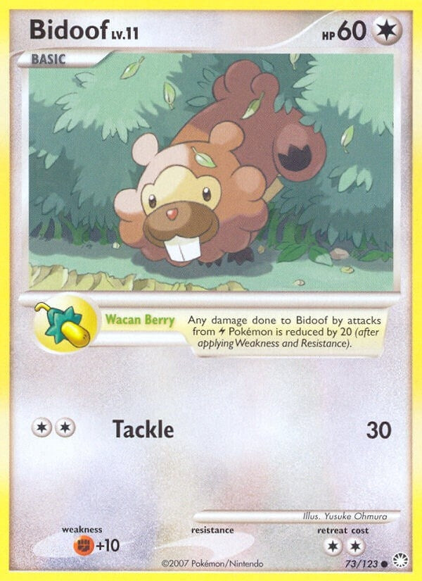 Image for Bidoof (73/123) (Mysterious Treasures) - Pokemon