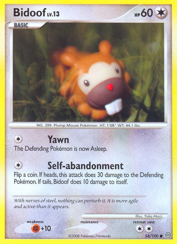 Image for Bidoof (54/100) (Stormfront) - Pokemon