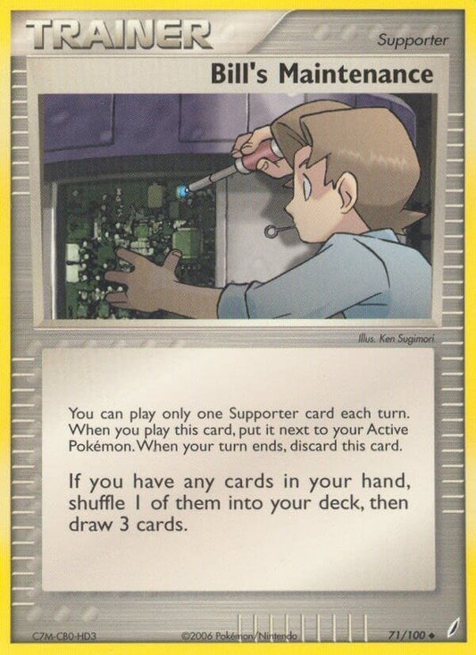 Image for Bill's Maintenance (71/100) (Crystal Guardians) - Pokemon