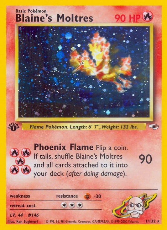 Image for Blaine's Moltres (001/132) (Gym Heroes) - Pokemon