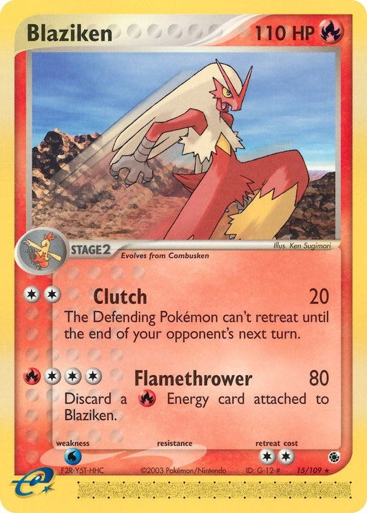 Image for Blaziken (15/109) (Ruby and Sapphire) - Pokemon