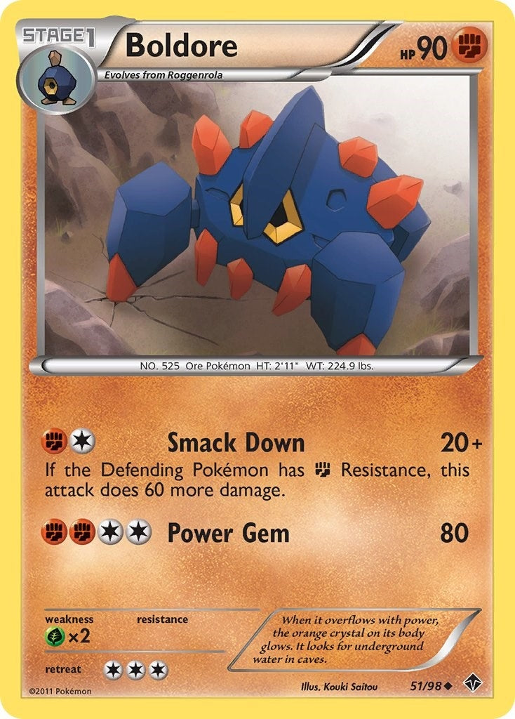 Image for Boldore (51) (51/98) (Emerging Powers) - Pokemon