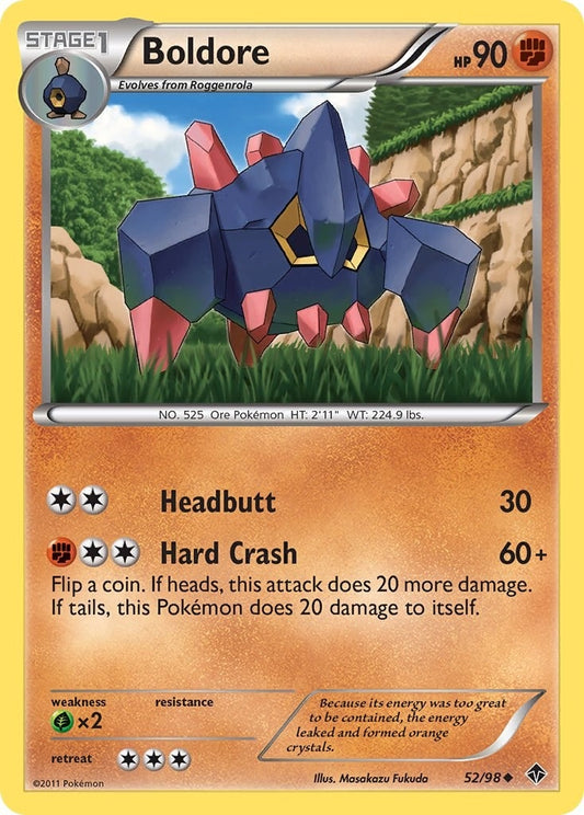 Image for Boldore (52) (52/98) (Emerging Powers) - Pokemon