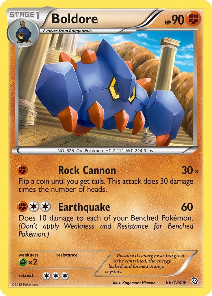 Image for Boldore (66/124) (Dragons Exalted) - Pokemon