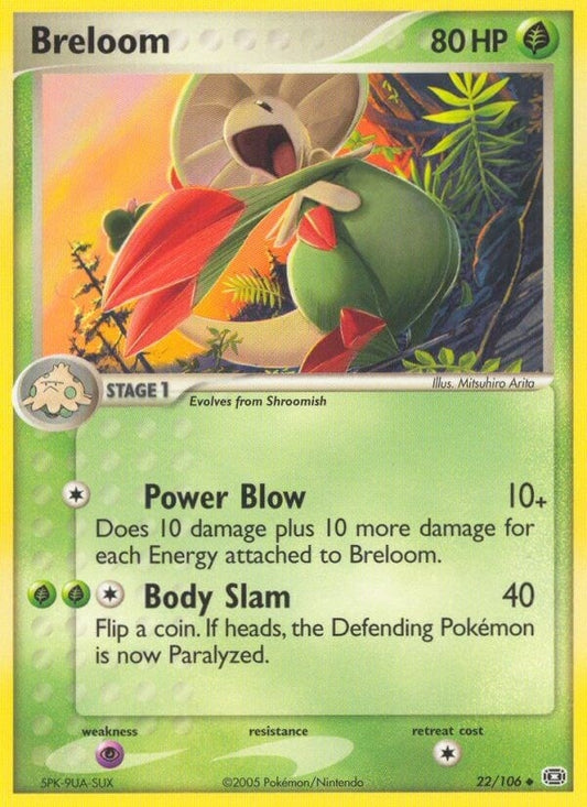 Image for Breloom (22/106) (Emerald) - Pokemon