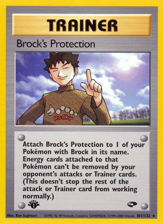 Image for Brock's Protection (101/132) (Gym Challenge) - Pokemon