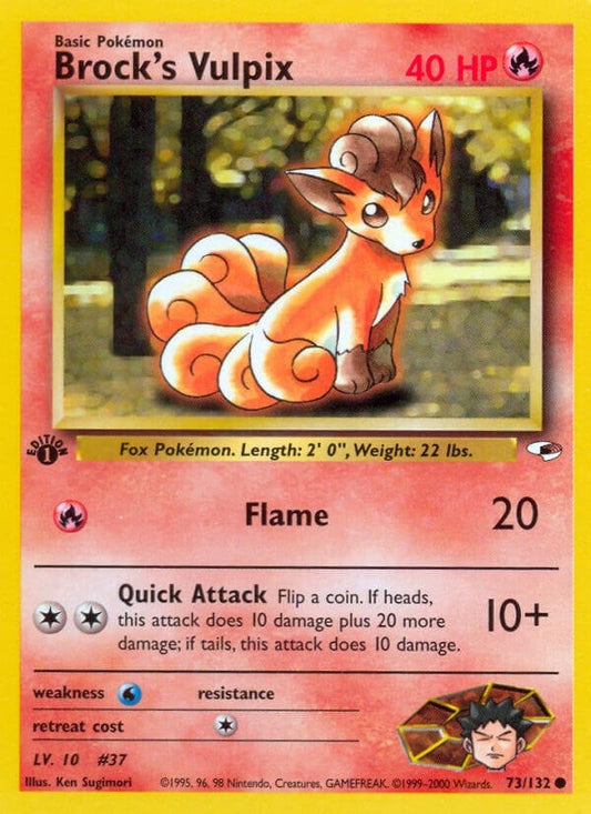 Image for Brock's Vulpix (073/132) (Gym Heroes) - Pokemon
