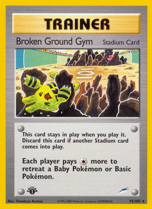 Image for Broken Ground Gym (092/105) (Neo Destiny) - Pokemon