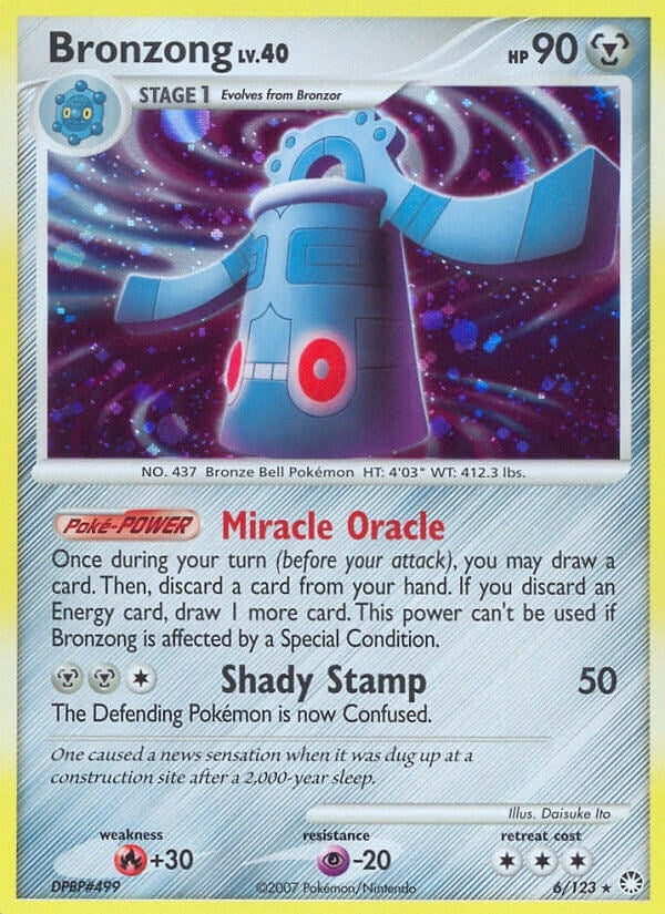 Image for Bronzong (6/123) (Mysterious Treasures) - Pokemon