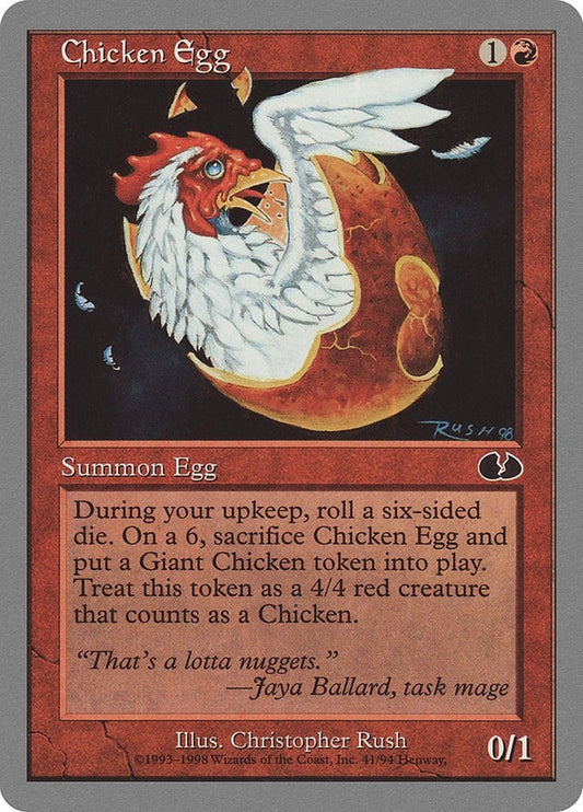 Image for Chicken Egg (41) (Unglued) - Magic: The Gathering