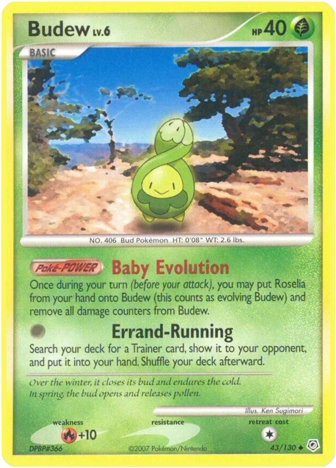 Image for Budew (43/130) (Diamond and Pearl) - Pokemon