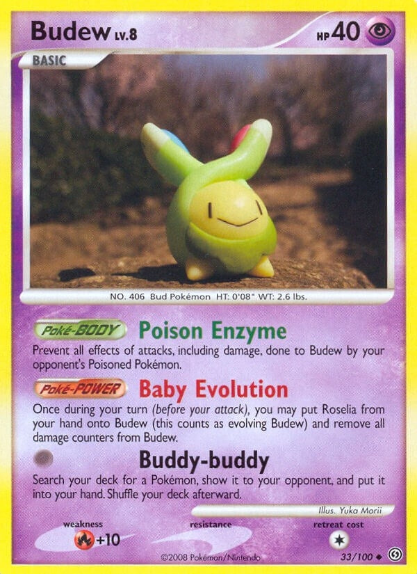 Image for Budew (33/100) (Stormfront) - Pokemon