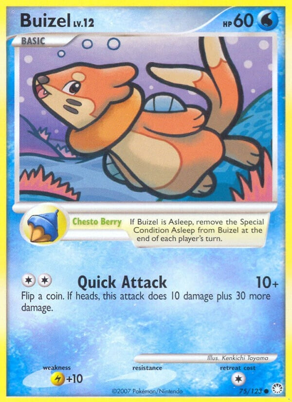Image for Buizel (75/123) (Mysterious Treasures) - Pokemon