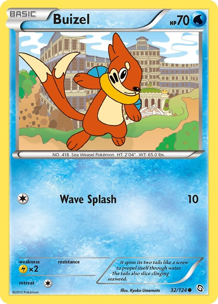 Image for Buizel (32/124) (Dragons Exalted) - Pokemon