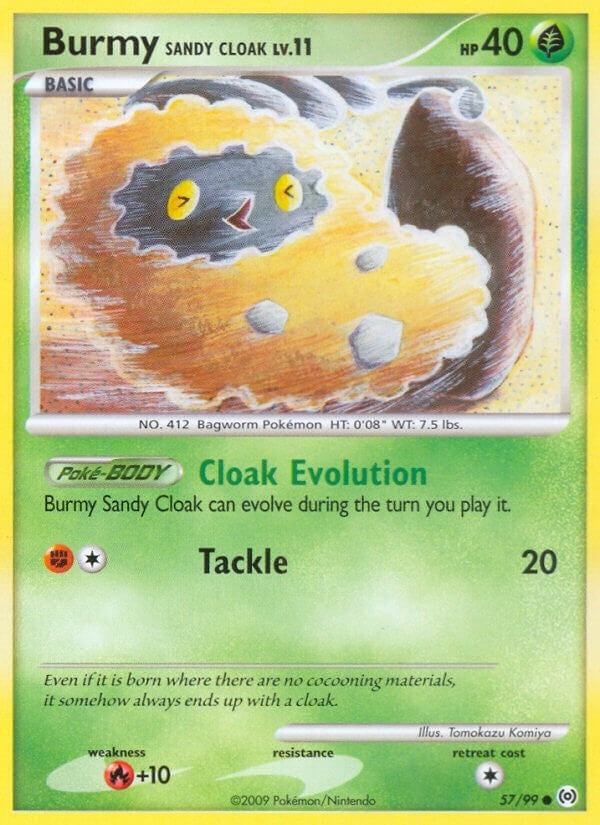 Image for Burmy Sandy Cloak (57/99) (Arceus) - Pokemon