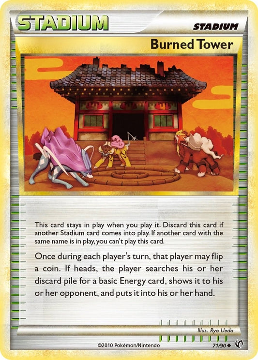 Image for Burned Tower (71/90) (Undaunted) - Pokemon