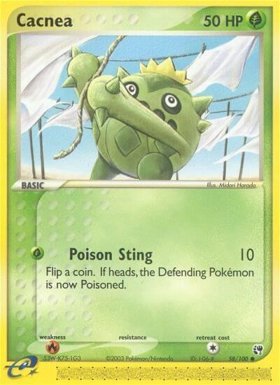 Image for Cacnea (58/100) (Sandstorm) - Pokemon