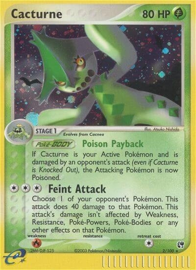 Image for Cacturne (2/100) (Sandstorm) - Pokemon