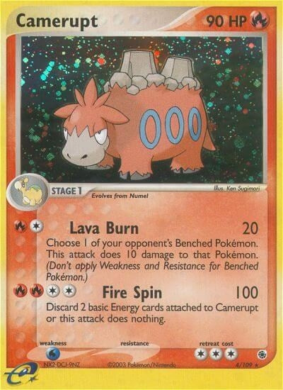 Image for Camerupt (4/109) (Ruby and Sapphire) - Pokemon
