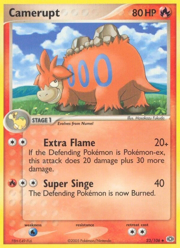 Image for Camerupt (23/106) (Emerald) - Pokemon