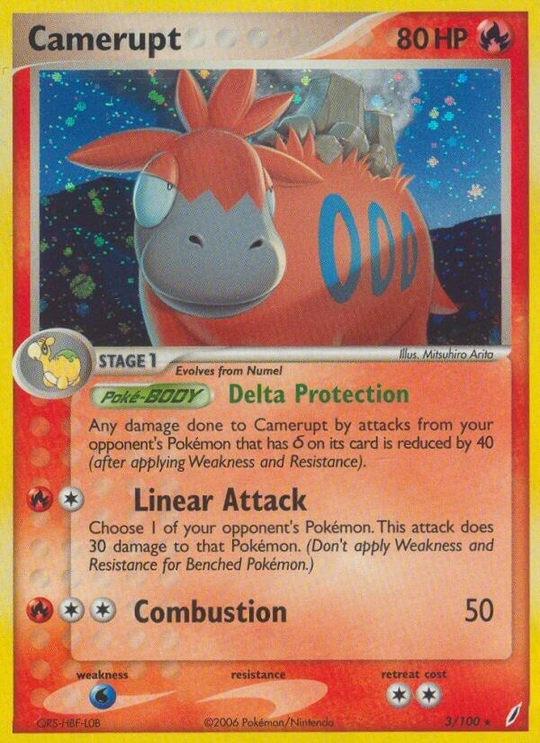 Image for Camerupt (3/100) (Crystal Guardians) - Pokemon