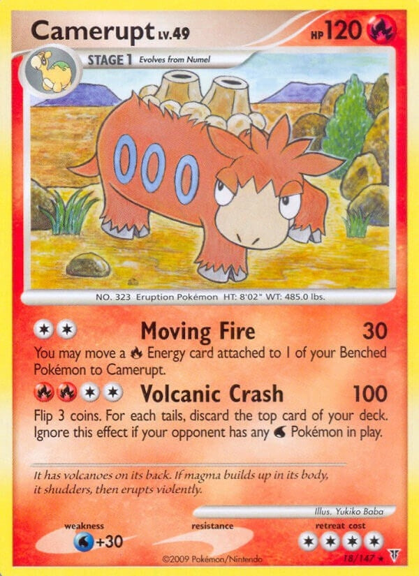 Image for Camerupt (18) (Supreme Victors) - Pokemon