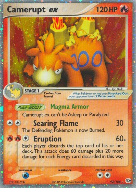 Image for Camerupt ex (92/106) (Emerald) - Pokemon