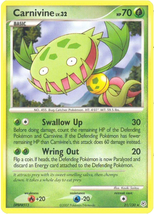 Image for Carnivine (21/130) (Diamond and Pearl) - Pokemon