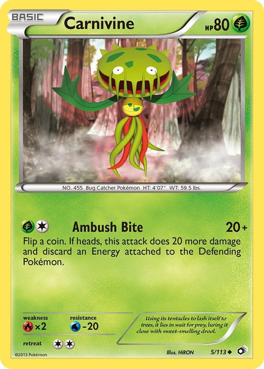 Image for Carnivine (5/113) (Legendary Treasures) - Pokemon