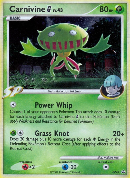 Image for Carnivine G - DP42 (DP42) (Diamond and Pearl Promos) - Pokemon