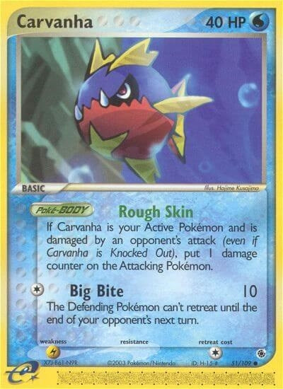Image for Carvanha (51/109) (Ruby and Sapphire) - Pokemon