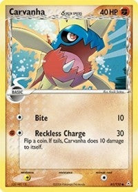 Image for Carvanha (Delta Species) (61/110) (Holon Phantoms) - Pokemon