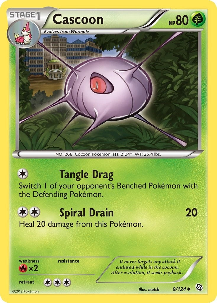 Image for Cascoon (9/124) (Dragons Exalted) - Pokemon