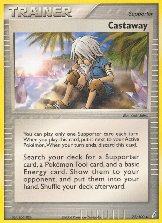 Image for Castaway (72/100) (Crystal Guardians) - Pokemon