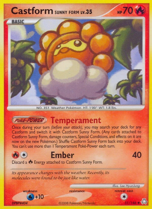 Image for Castform Sunny Form (51/146) (Legends Awakened) - Pokemon