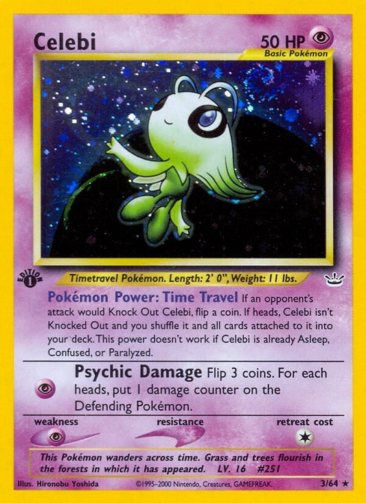 Image for Celebi (3) (03/64) (Neo Revelation) - Pokemon