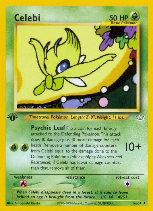 Image for Celebi (16) (16/64) (Neo Revelation) - Pokemon
