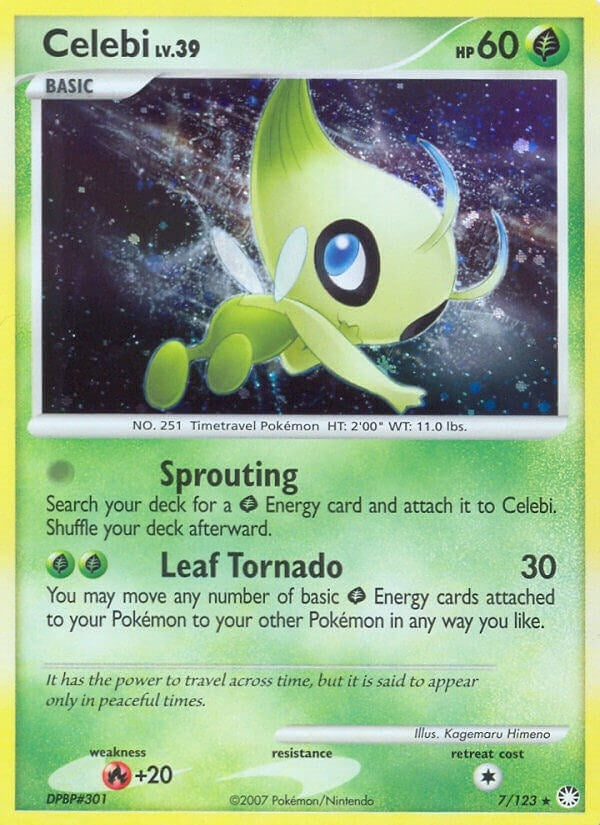 Image for Celebi (7/123) (Mysterious Treasures) - Pokemon