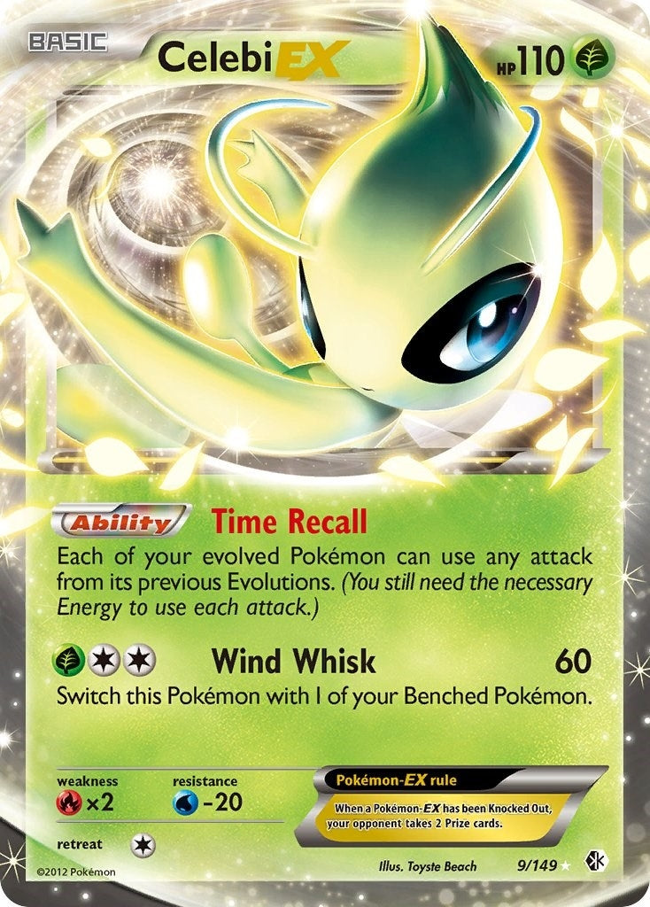 Image for Celebi EX (9/149) (Boundaries Crossed) - Pokemon