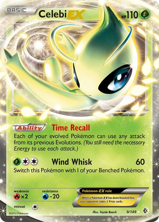 Image for Celebi EX (9/149) (Boundaries Crossed) - Pokemon