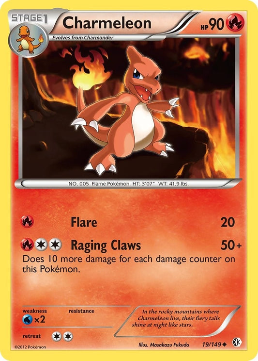 Image for Charmeleon (19/149) (Boundaries Crossed) - Pokemon