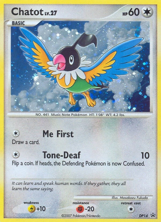 Image for Chatot - DP14 (DP14) (Diamond and Pearl Promos) - Pokemon
