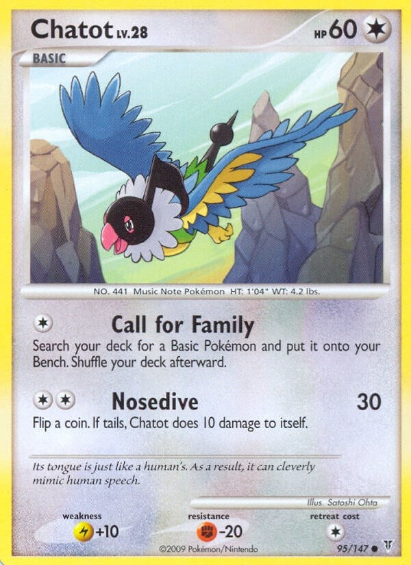 Image for Chatot (95) (Supreme Victors) - Pokemon
