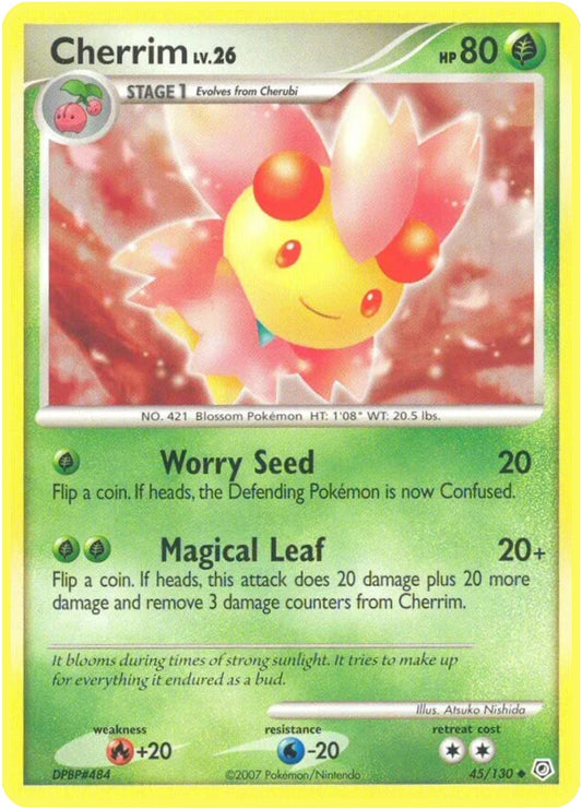 Image for Cherrim (45/130) (Diamond and Pearl) - Pokemon