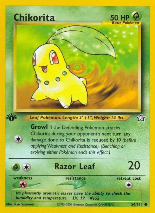 Image for Chikorita (54) (054/111) (Neo Genesis) - Pokemon