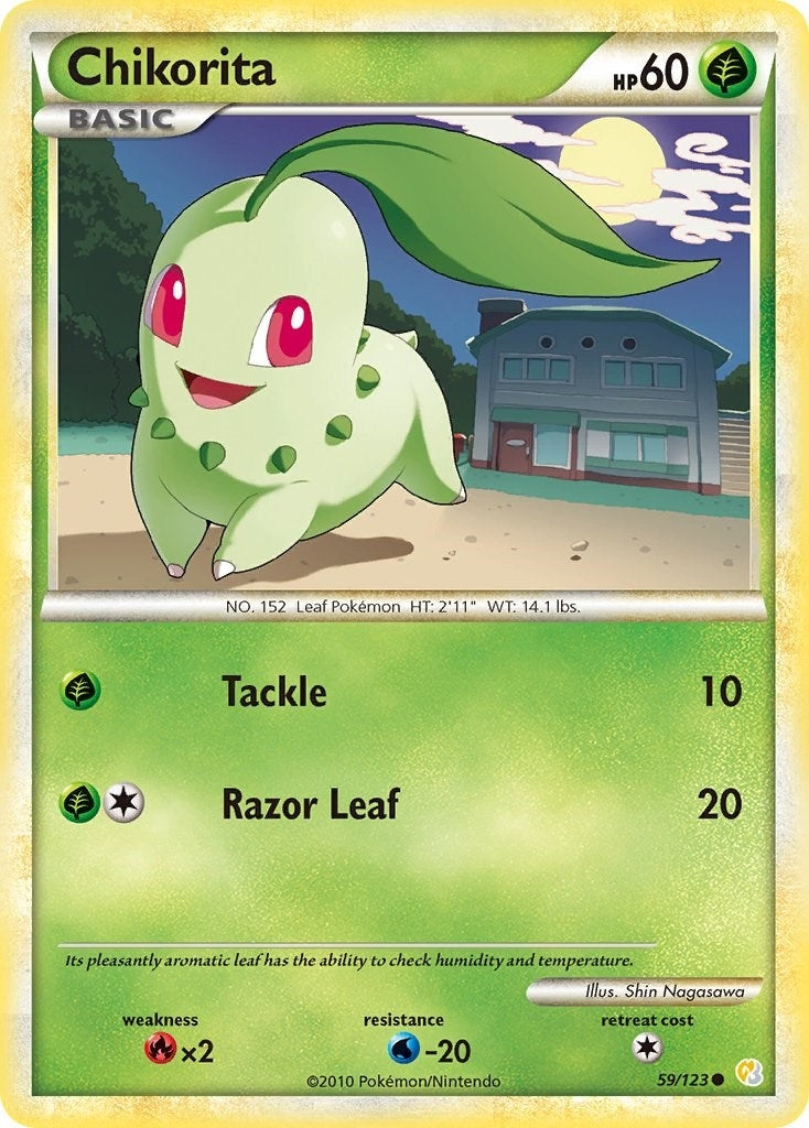 Image for Chikorita (59/123) (HeartGold SoulSilver) - Pokemon