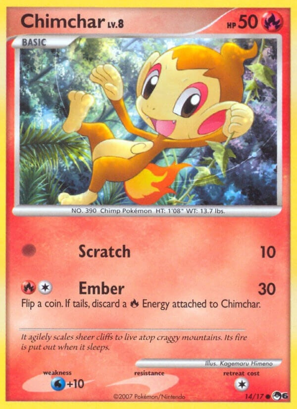 Image for Chimchar (014/017) (POP Series 6) - Pokemon